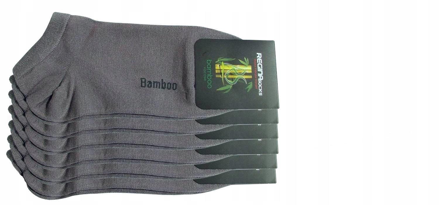 

8 Par Skarpety-stopki męskie Bamboo rozm.39/42