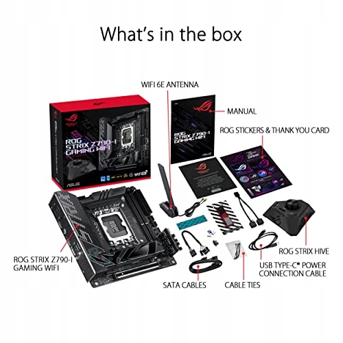 ASUS ROG Strix Z790-I Gaming WiFi Płyta Główna DDR5 mini-ITX — miniatura 6