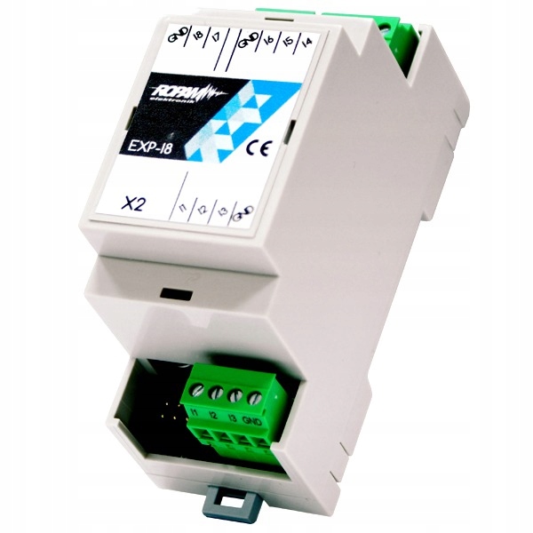 

EXP-I8-D2M Ekspander wejść, montaż na szynie Din