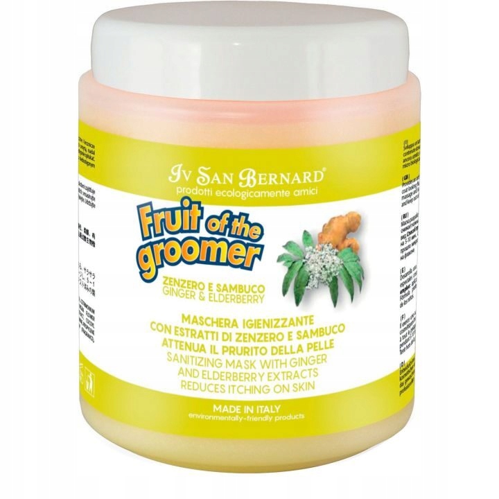 Odżywka Ginger&Elderberry zmniejsza swędzenie skóry Iv San Bernard 1000ml