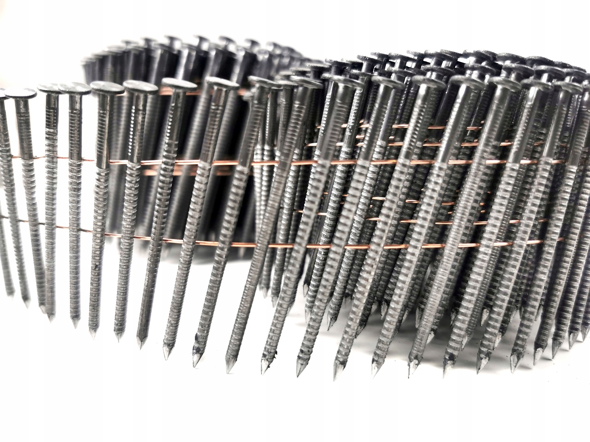 Gwoździe do gwoździarki BĘBNOWE 2,1x27mm 22800szt Łączone drutem Koletowane Marka inna