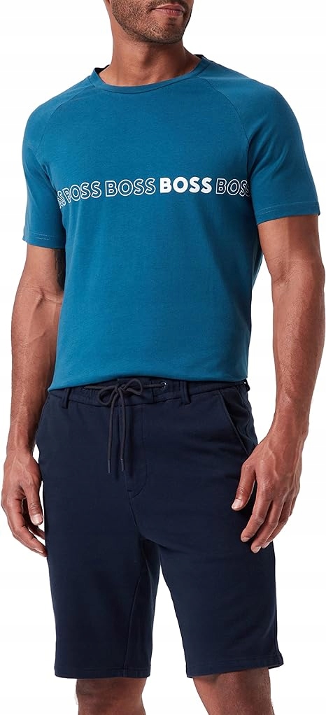 T-shirt męski okrągły dekolt Hugo Boss rozmiar S/M • Cena, Opinie