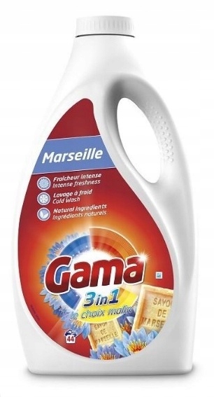 

Gama Marseille 2,2l 44 prania Mydło Marsylskie Fr