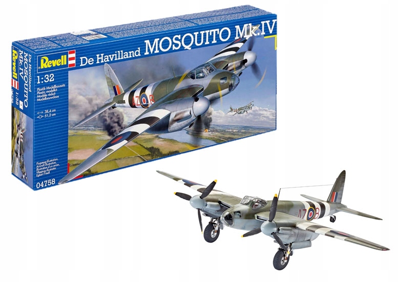 Model ke slepení Revell Mosquito Mk. IV 1:32