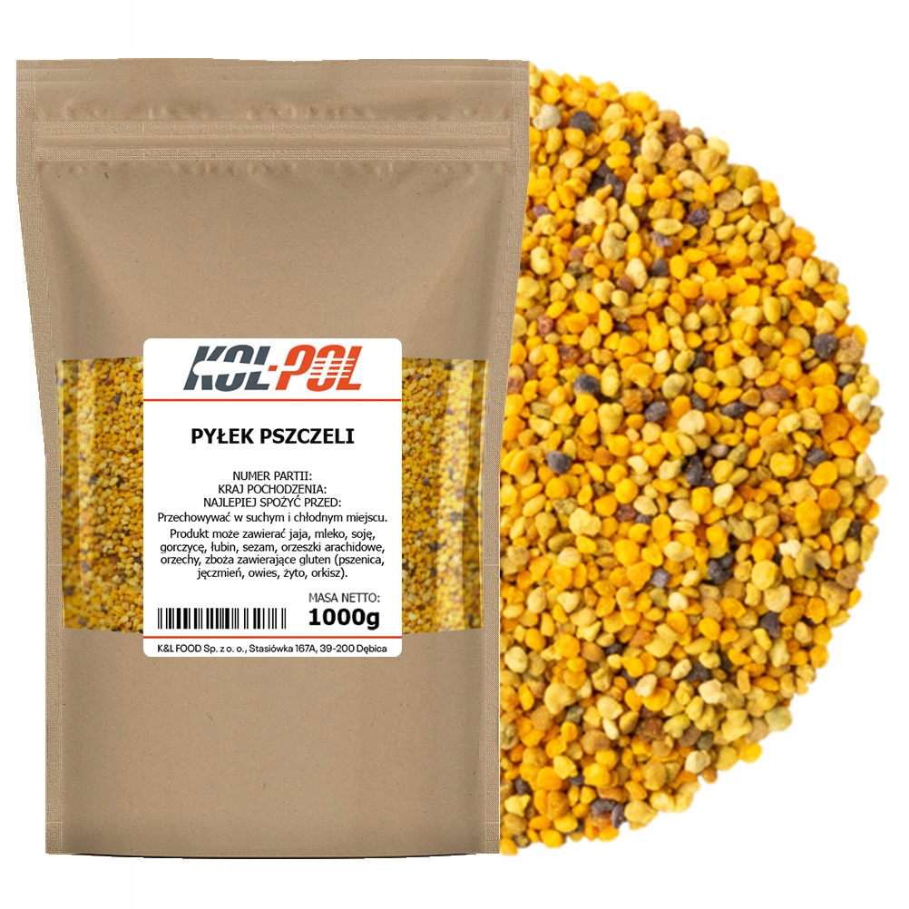 Levně Včelí Květový Pyl 1 kg Přírodní čerstvý pyl vysoké kvality Kol-Pol