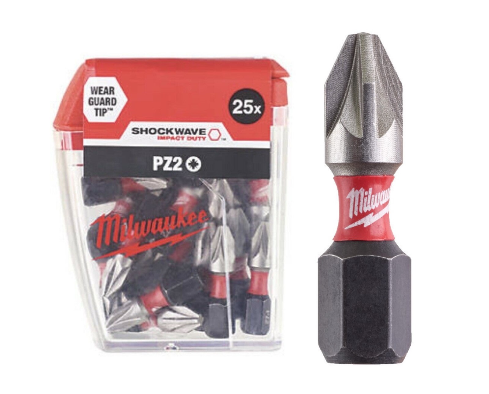 

Milwaukee Bit Udarowy Końcówka Shockwave PZ2 25mm