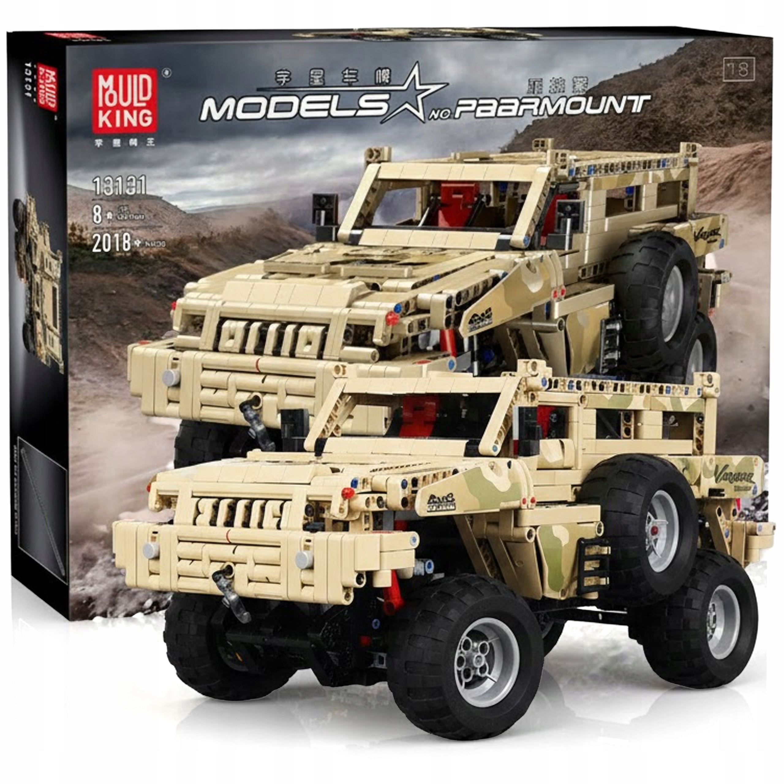 Klocki Mould King 13131 Samochód Terenowy Paramount Marauder 1:8 2018 ele