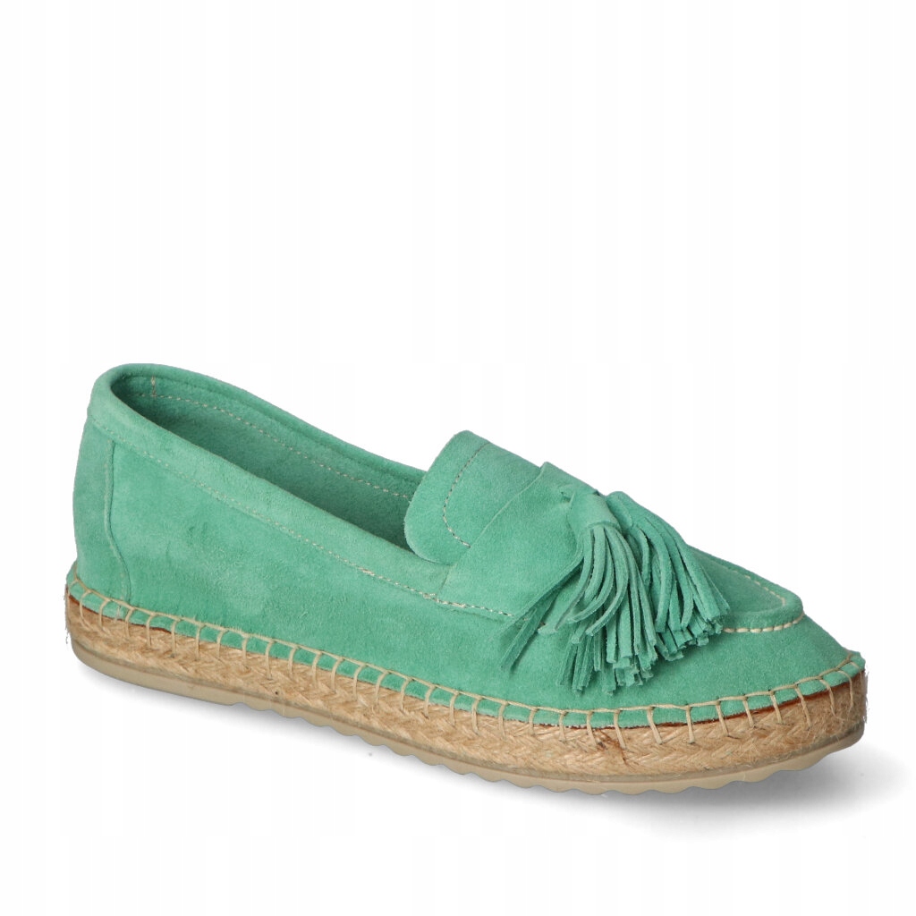 Mokasíny Modo 697.22Y545 Zelený semiš 37