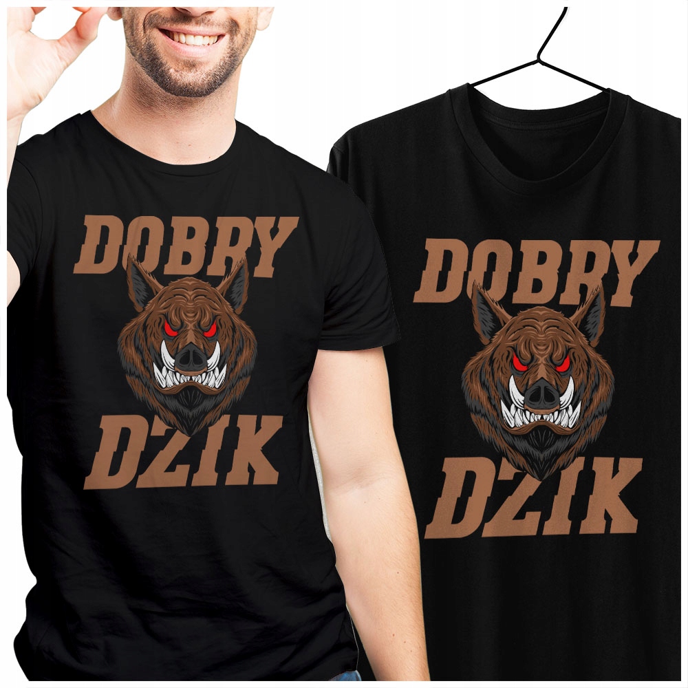 

Dobry Dzik z Dzikiem Koszulka Prezent L