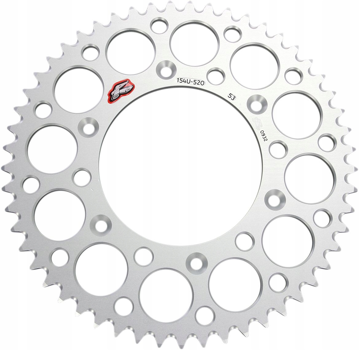 Ozubené Koleso Zadné Renthal 520 53Z Silver Ultra Light Honda Cr Crf Xr Kawasaki Zx