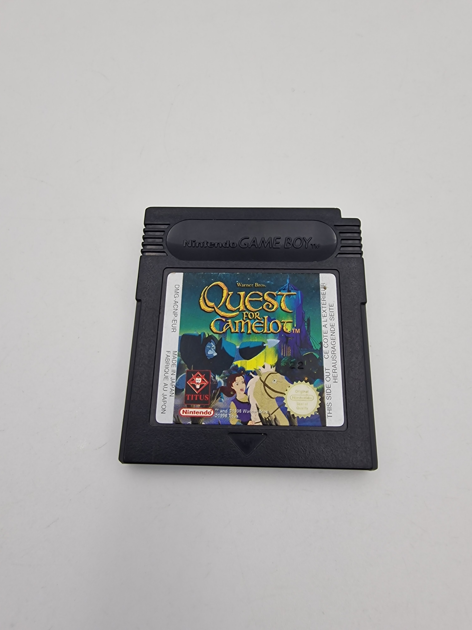 GAME BOY COLOR QUEST FOR CAMELOT ORYGINAŁ Stan opakowania oryginalne