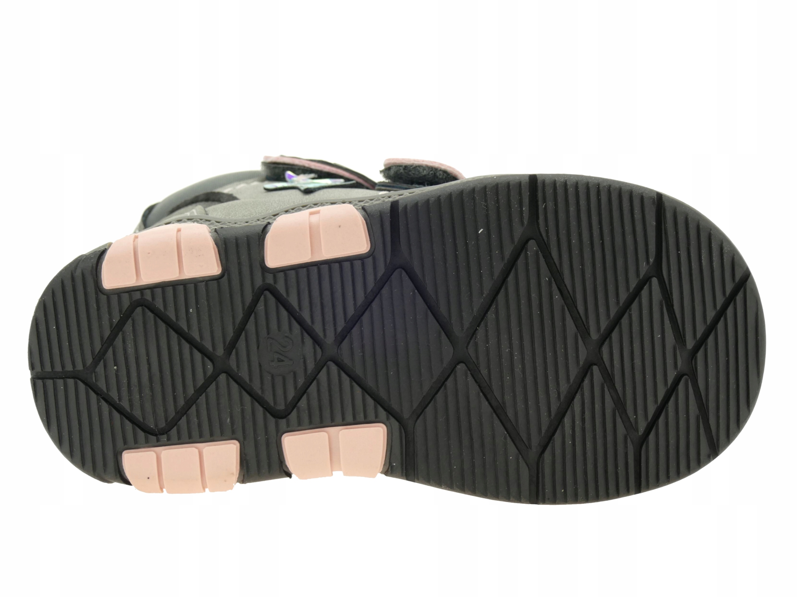 DZIEWCZĘCE TRZEWIKI PÓŁBUTY DZIECIĘCE BOTKI BUTY PRZEJŚCIOWE NA RZEPY R. 27 Bohater brak