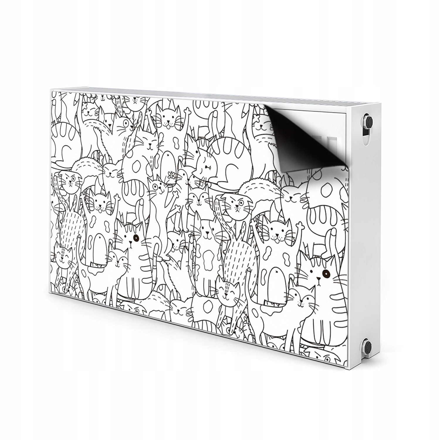 

Dla dzieci osłona na grzejnik Koty w stylu Doodle