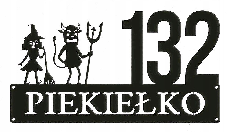 Číslo Na Dom 60 cm Tabuľa Adresa Ocel 2 mm Grafika 82