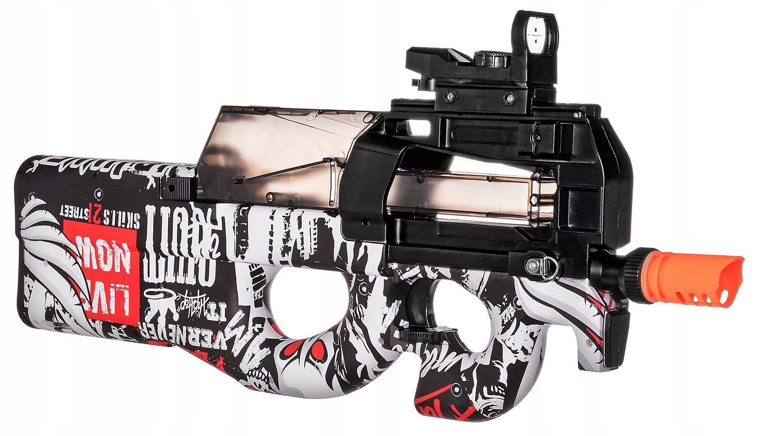 _ P90 PISTOLET KARABIN AUTOMAT NA KULKI ŻELOWE_ Seria KULKI ŻELOWE AUTOMAT ELEKTRYK