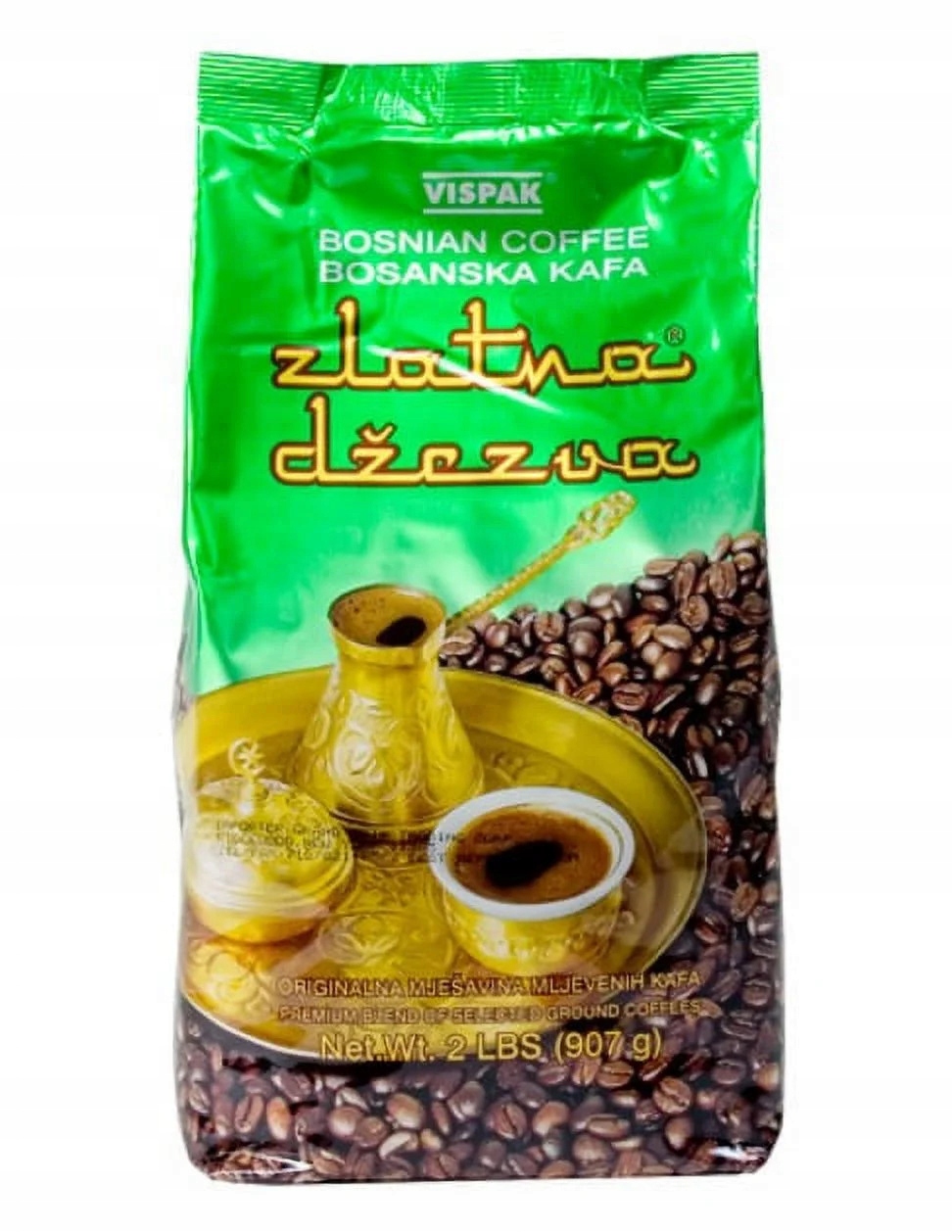 Levně Mletá káva Zlatna Dzezva 907g