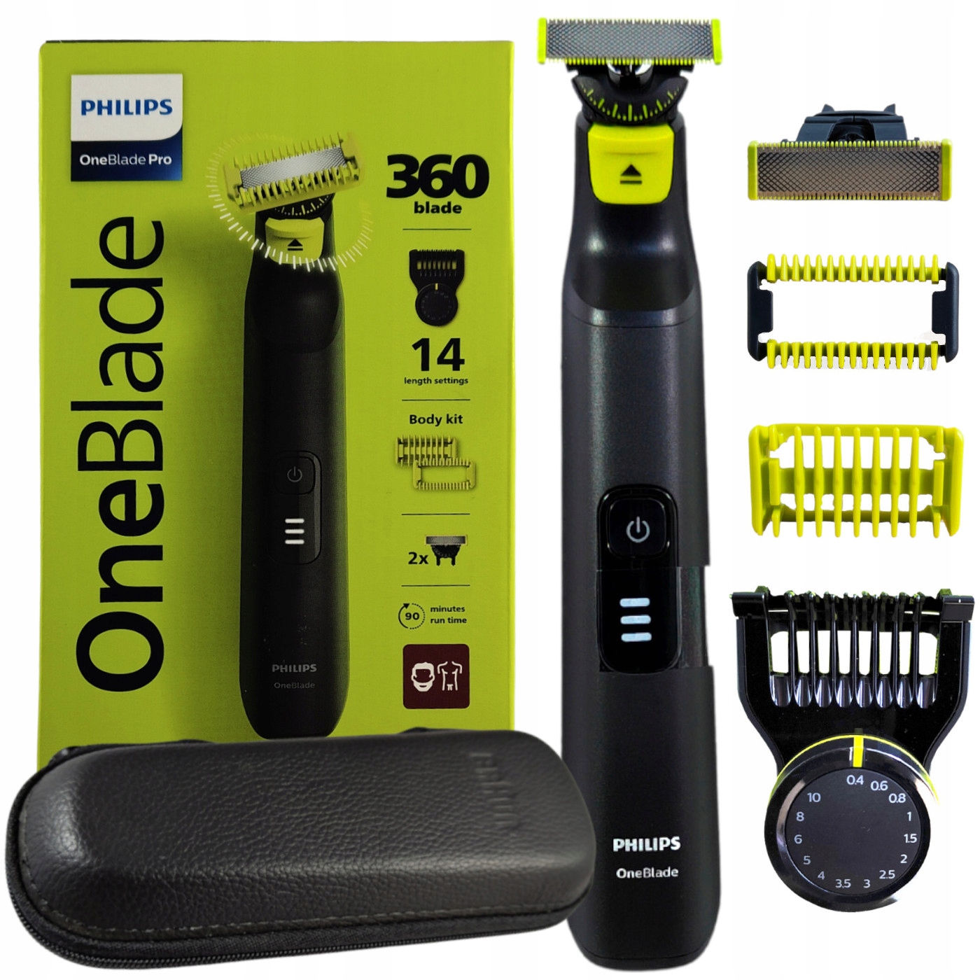Golarka Philips OneBlade Pro 360 QP6542/15 Face Body Etui