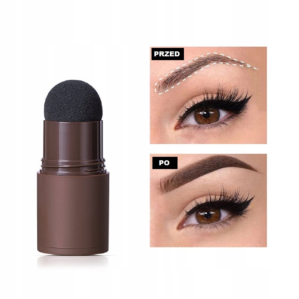 ZESTAW STEMPEL POMADA DO BRWI + SZABLONY + GRATISY Produkt wodoodporny tak