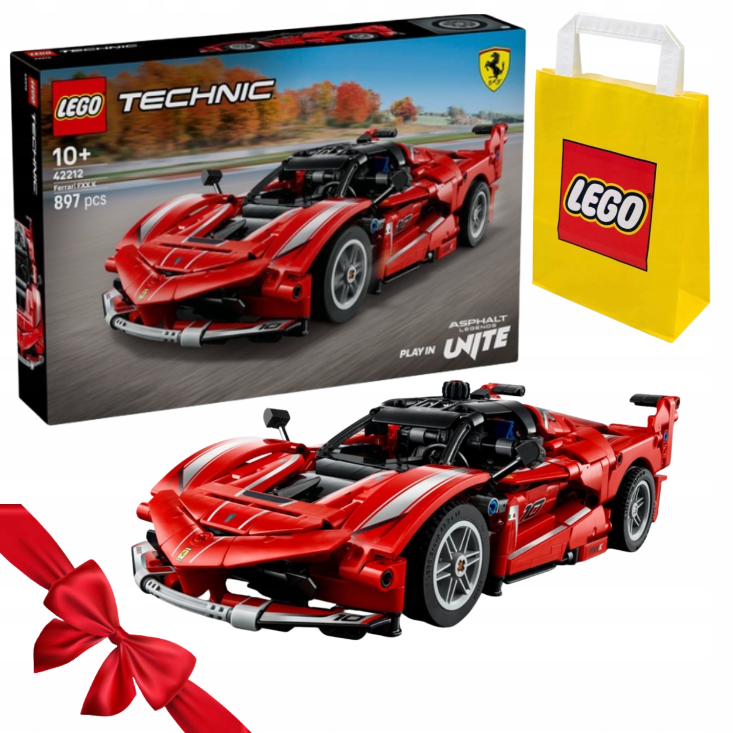 Zestaw Klocków Lego Technic Ferrari Fxx K 897 Elementów 10 lat