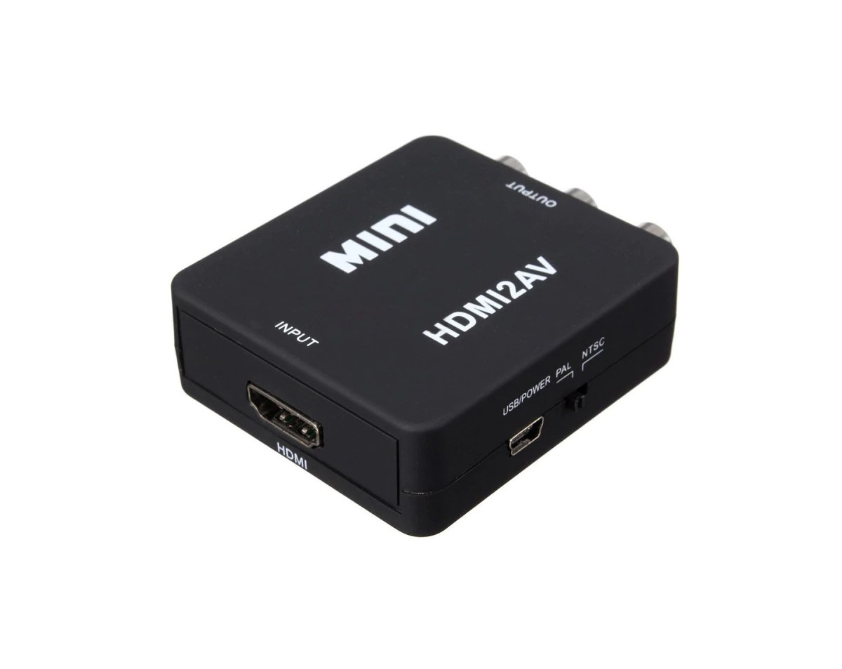 Konwerter HDMI do Composite Video CVBS czarny Kod producenta D092