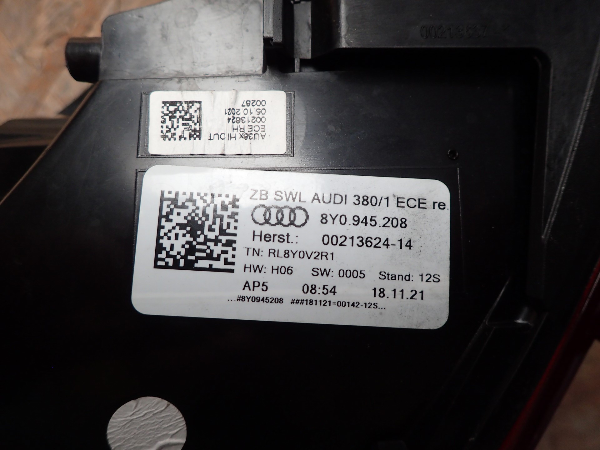 light right rear right rear part AUDI A3 IV 8Y 2020