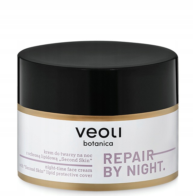 Veoli Botanica Repair By Night Krem do twarzy na noc z ochroną lipi...