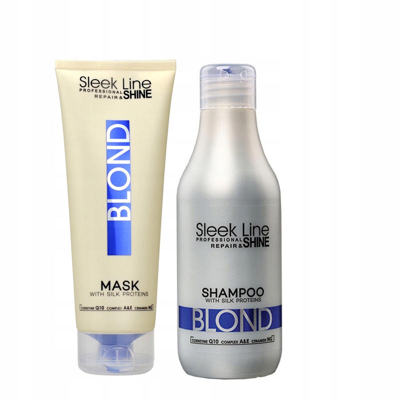 STAPIZ SLEEK LINE BLOND Szampon + Maska ZESTAW
