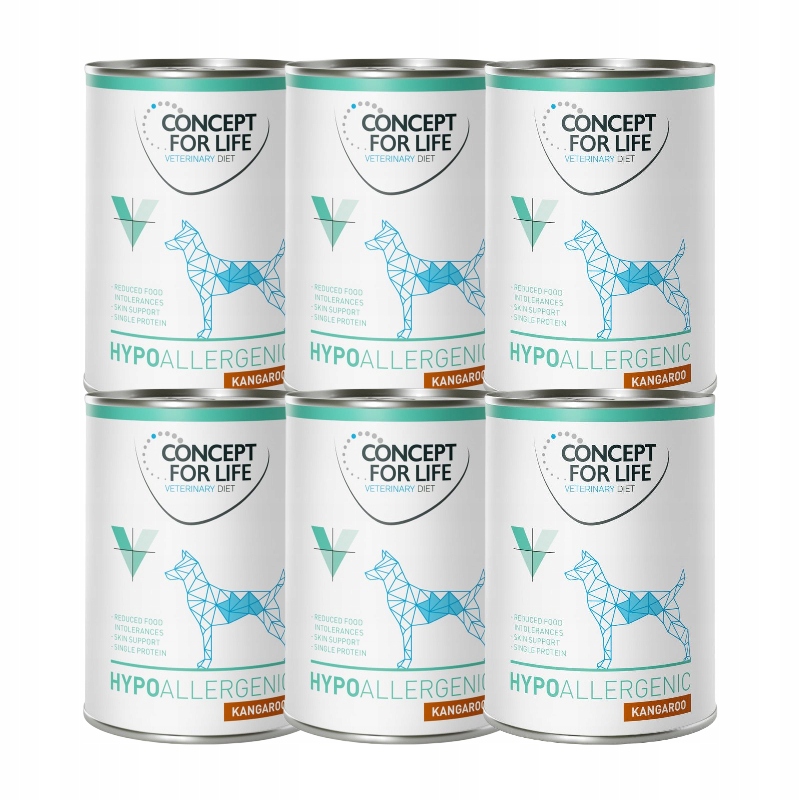 Levně Concept for Life Veterinary Diet Hypoallergenic, pro alergiky, klokan 400 g