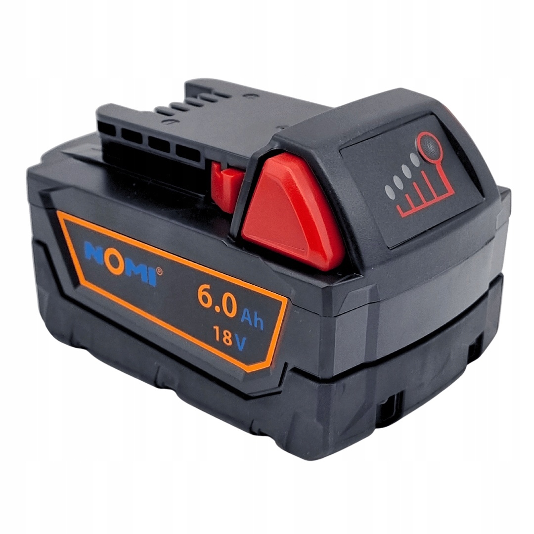 Akumulátor Baterie M18 6.0Ah pro elektrické nářadí Milwaukee, náhrada za Nomi