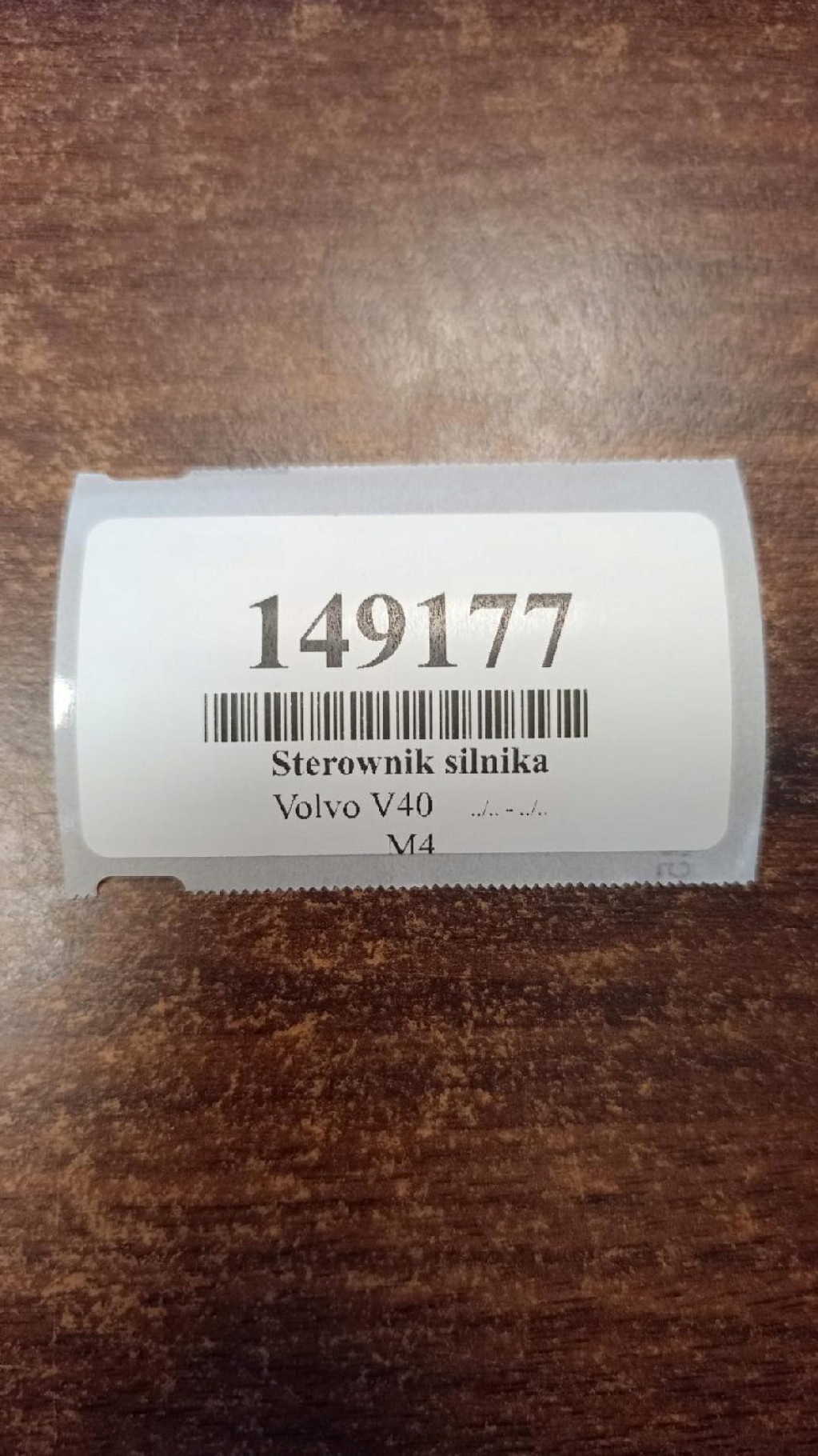 VOLVO V40 1.9 DCI control unit of the engine 0281010440