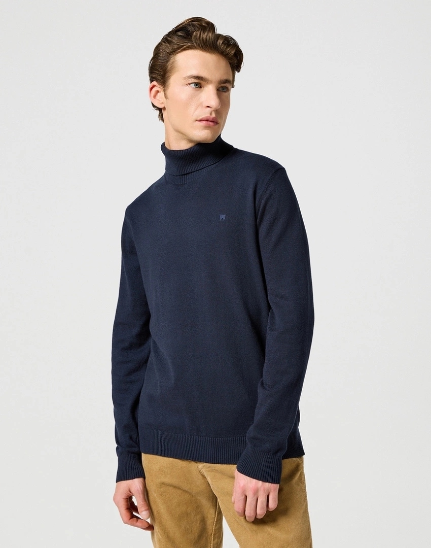 Pánský svetr Wrangler Turtleneck Dark Navy 112357296 S