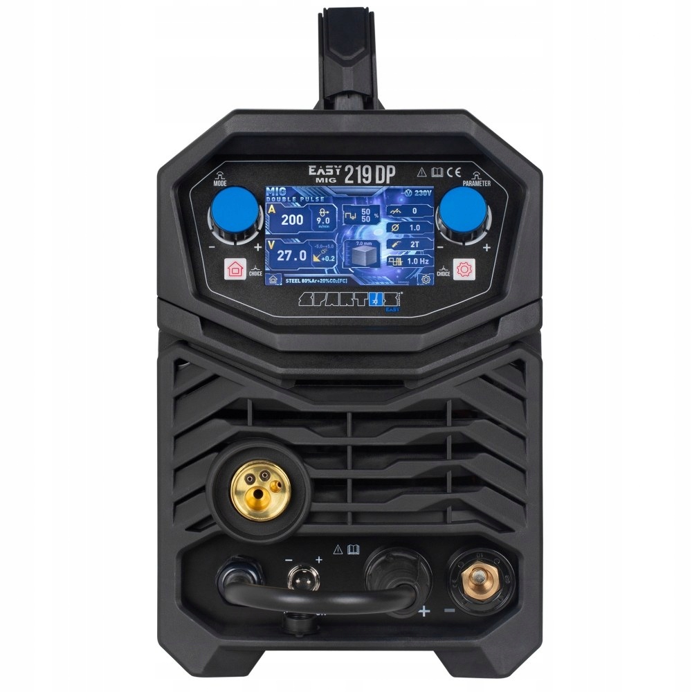 SPARTUS EASYMIG 219 PULS 4T 230V MIG TIG MMA PODAJNIK 4 ROLKOWY 4R Model EASYMIG219DP-PAK-15-3