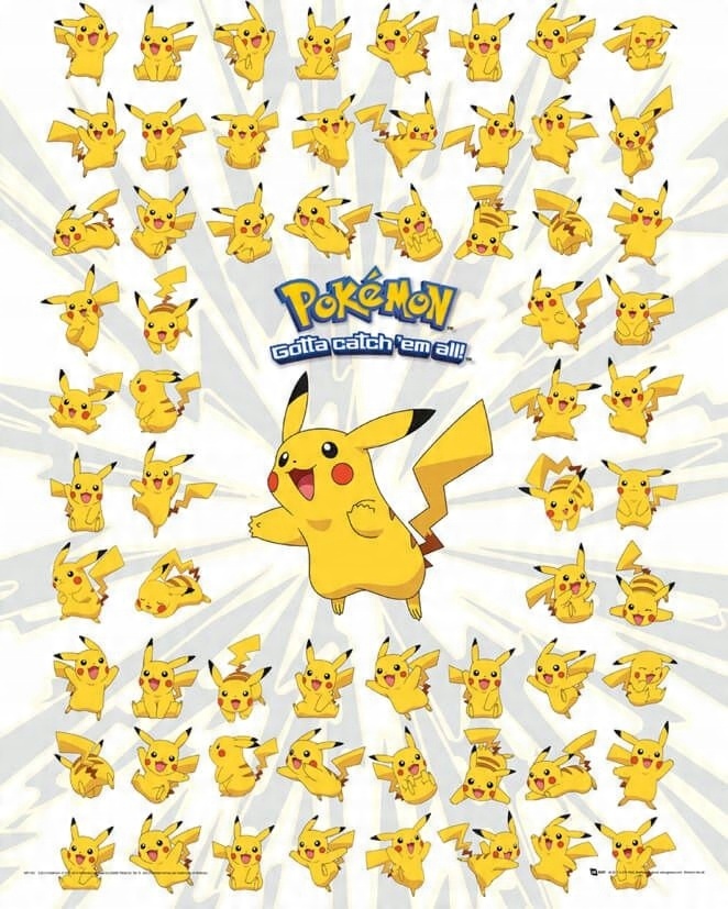 

Plakat Pokemon Pikachu 40x50cm