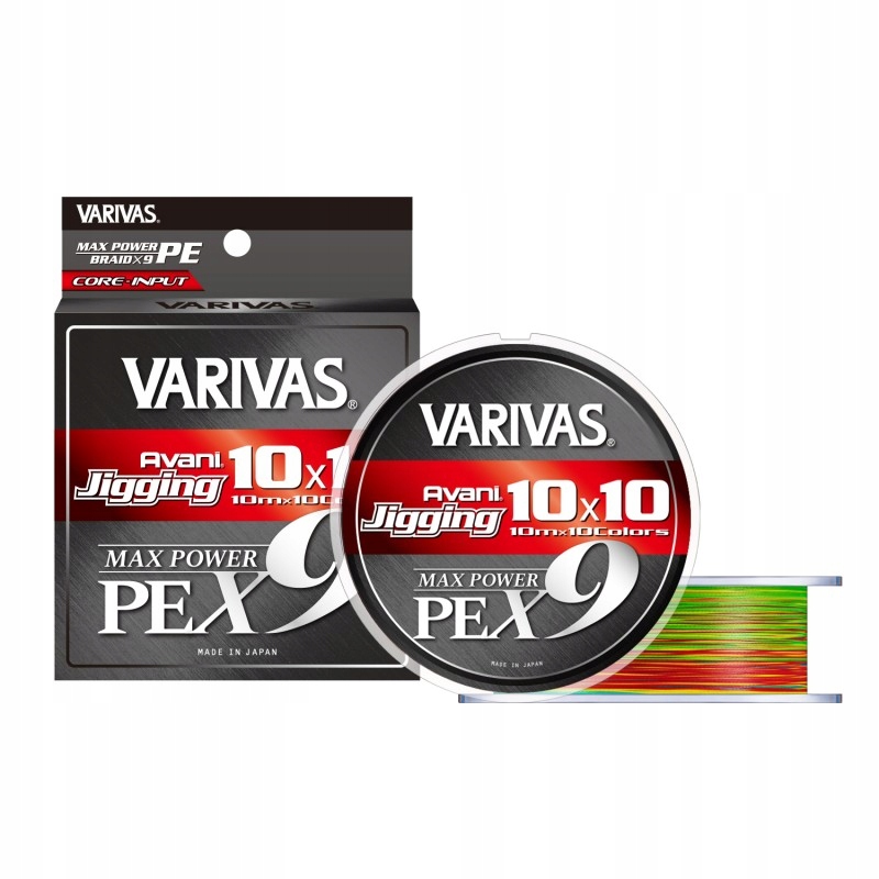 Varivas Avani Jigging X9 10x10 Max Power PE2.0 39LB 200m