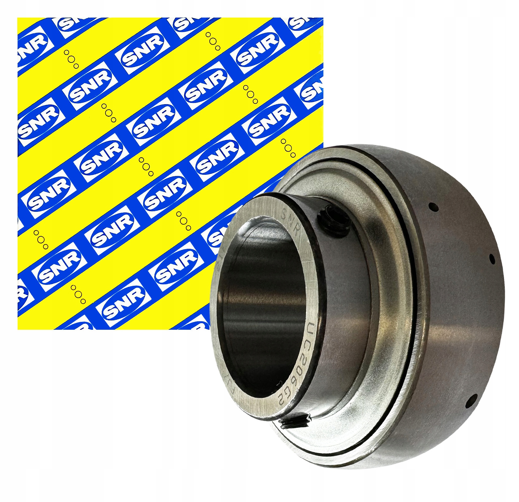 ZESPÓŁ ŁOŻYSKOWY UC 206 SNR ŁOŻYSKO SAMONASTAWNE Marka SNR