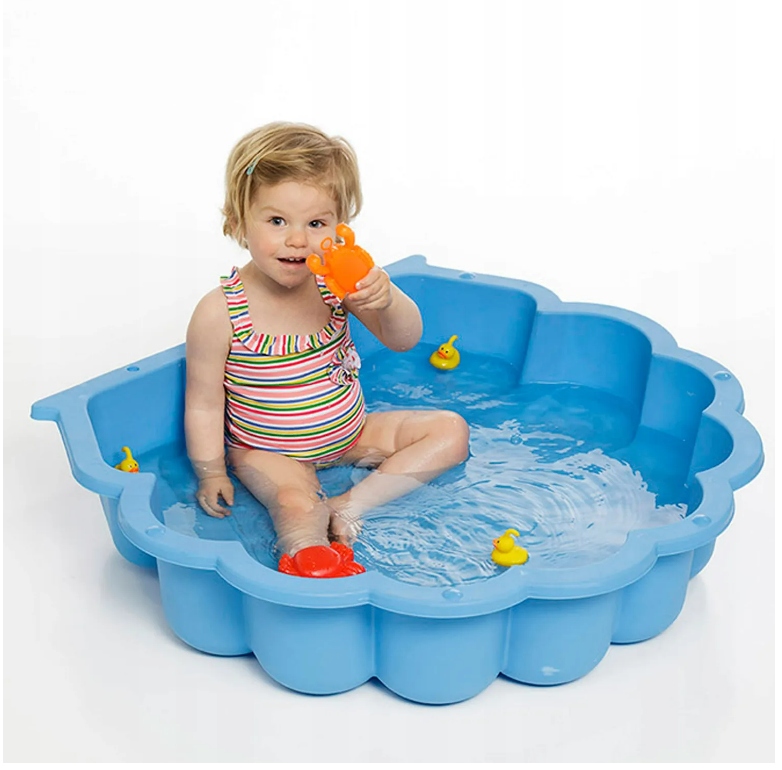 PIASKOWNICA ZAMYKANA DUŻA BASEN XXL 2w1 MUSZELKA OGRODOWA DLA DZIECI ZABAWA EAN (GTIN) 18574523316584