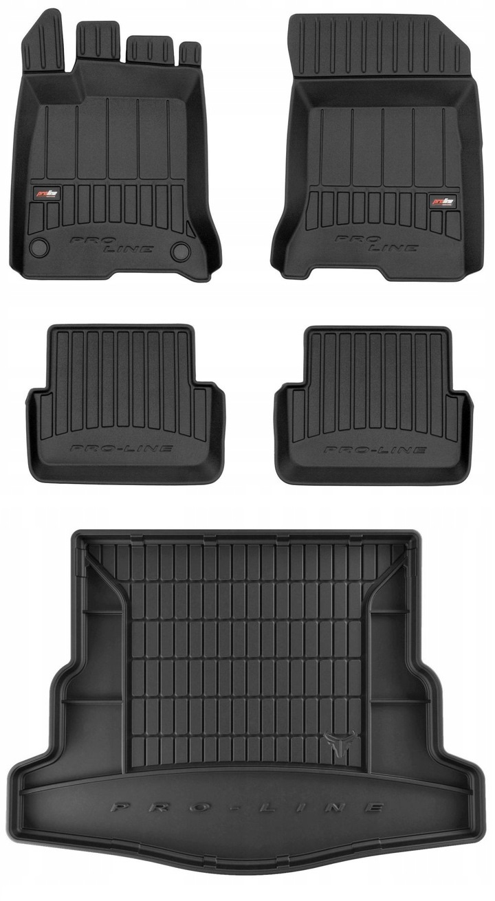 Sada 3D gumových koberců pro Renault Laguna 3 Coupe 2008-2015