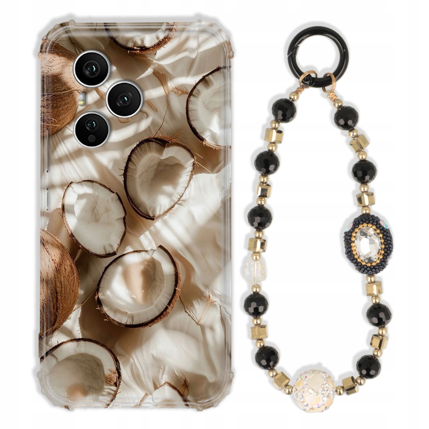 Puzdro Pre Honor 400 Pro Case Antishock Zirkóny Čierno Zlaté|odolné|silné