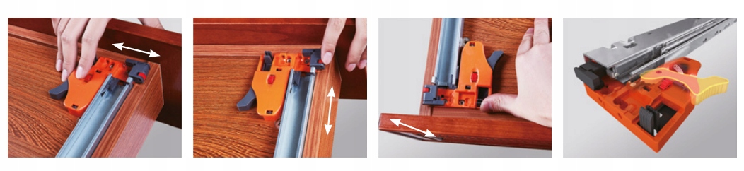 PROWADNICA REJS COMFORT SLIDE L600 PEŁNY WYSUW DOCIĄG 3D Marka Rejs