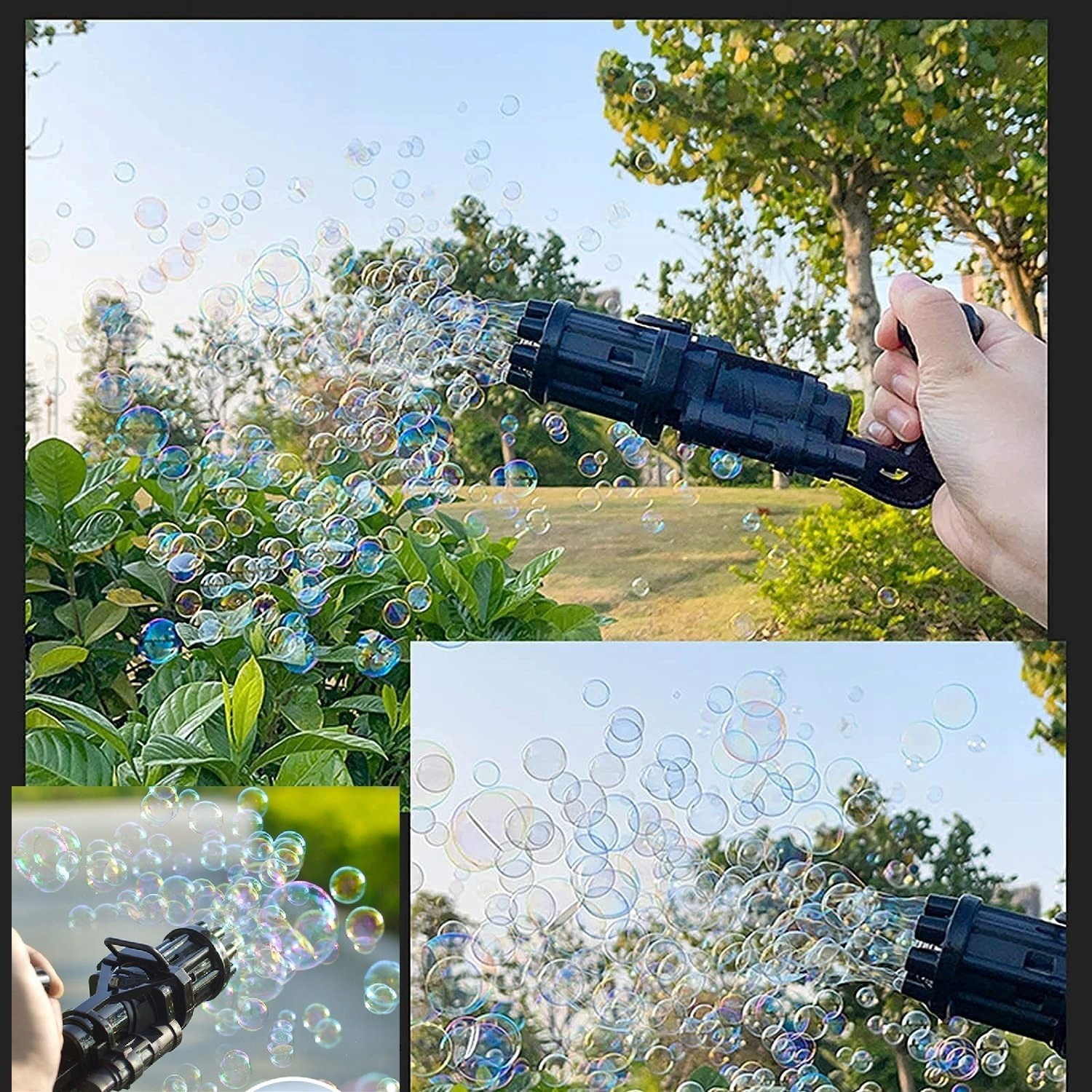 Zestaw PISTOLET DO BANIEK MYDLANYCH BATERIE + PŁYN Marka inna