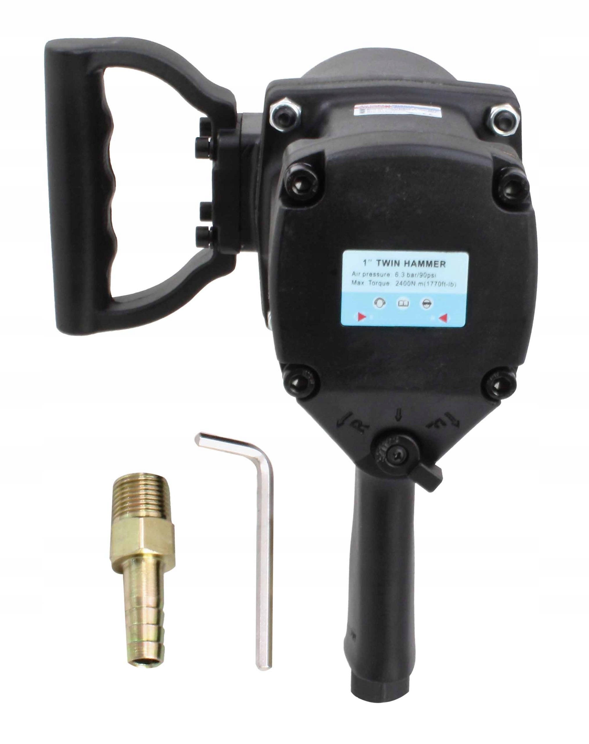 S-TA1PIS KLUCZ UDAROWY PNEUMATYCZNY 1″ – 2400NM KRÓTKI TIR WULKANIZACJA AST Rozmiar trzpienia 1/2''