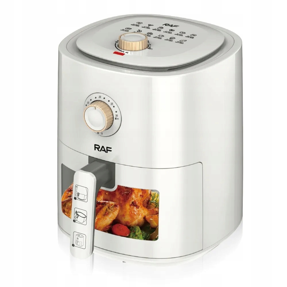 FRYTKOWNICA BEZTŁUSZCZOWA FRYTOWNICA AIR FRYER PIEKARNIK RAF