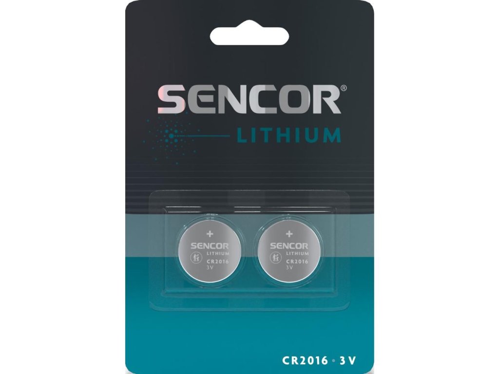 Bateria litowa Sencor CR2016, 2 szt.