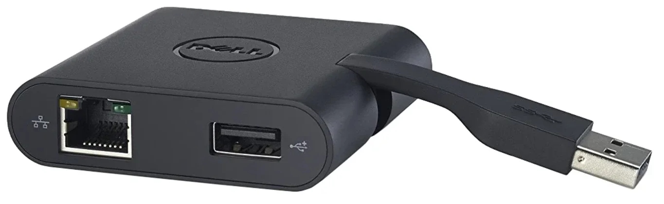 Adapter Hub przejściówka stacja dokująca Dell DA100 Usb-a RJ45 Usb Vga Hdmi