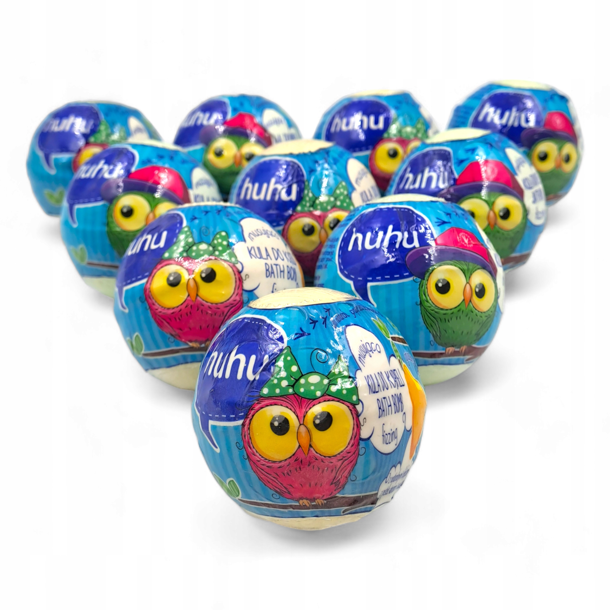 Zestaw 10 kul do kąpieli - Huhu (10x100g) MARBA