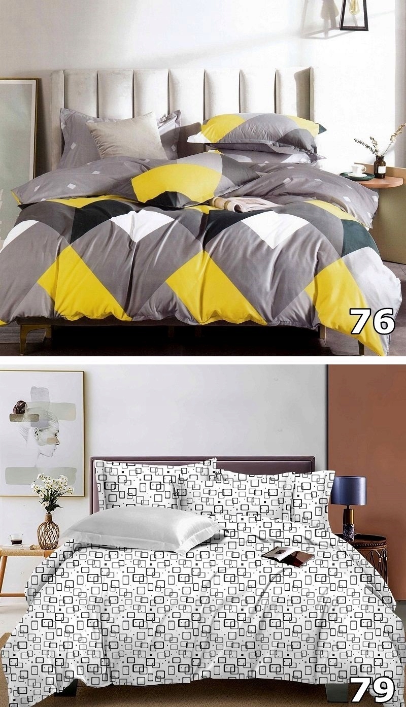 POŚCIEL 200x220 BAWEŁNIANA + 2 POSZEWKI NOWE WZORY Wymiary kołdry 200x220cm