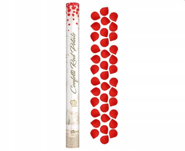 

Konfetti pneumatyczne Płatki róż czerwone 60 cm