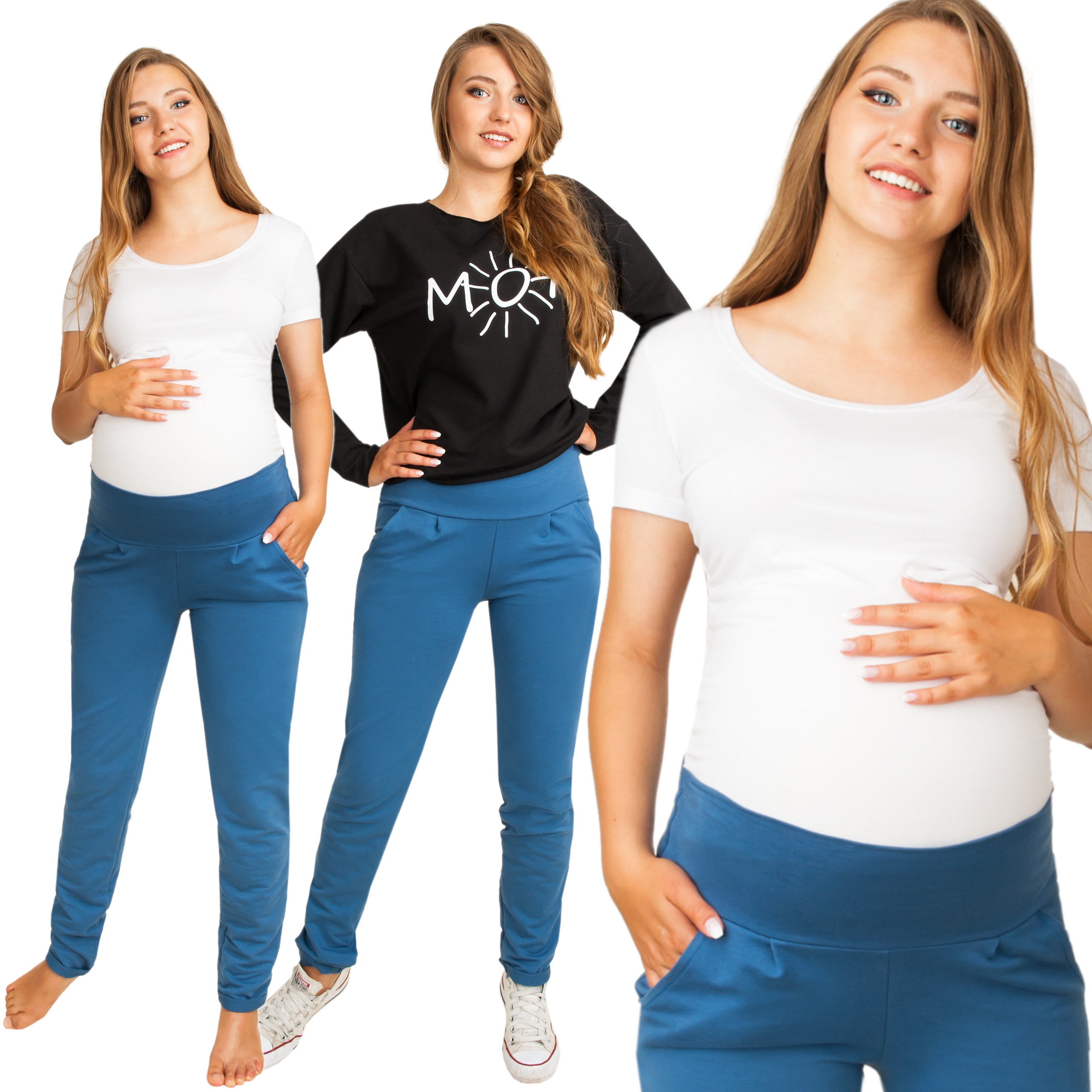 Spodnie ciążowe POLA dresowe S