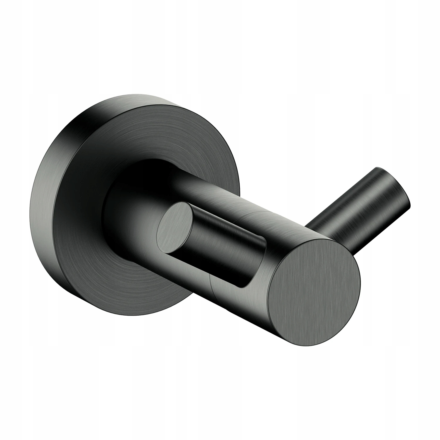 Háček Věšák Dvojitý Grafit Kartáčovaný Mosazí Omnires