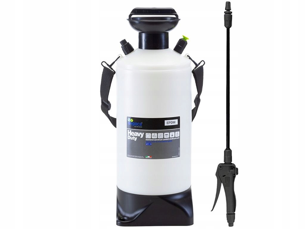 Epoca Tec10 Epdm Tlakový postřikovač odolný vůči zásadám a alkoholům 10 l